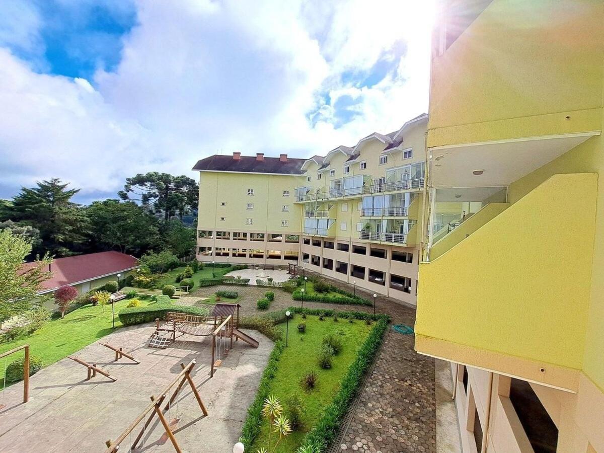 Apartamento Charmoso Com Lareira Campos do Jordão Exterior foto